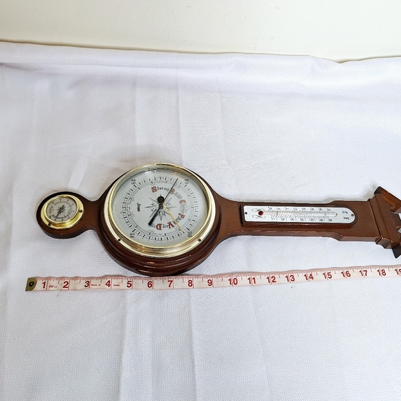 One Jason and one Springfield Brand" Weather The Storm" Vintage Barometers. - Picture 14 of 15